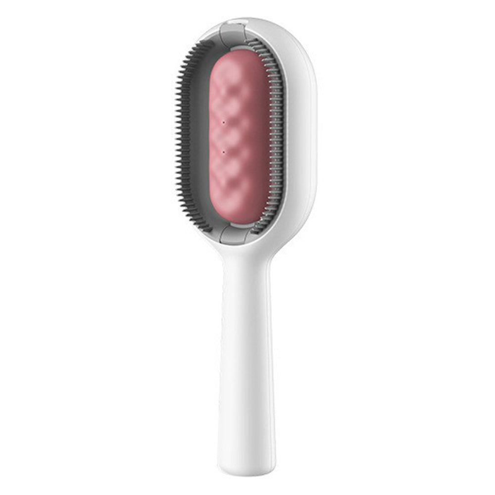 Pet Essential Oil Comb Grooming Brush Comb for Dogs and Cats Massage Removes Loose Fur - Pink / For Short Fur