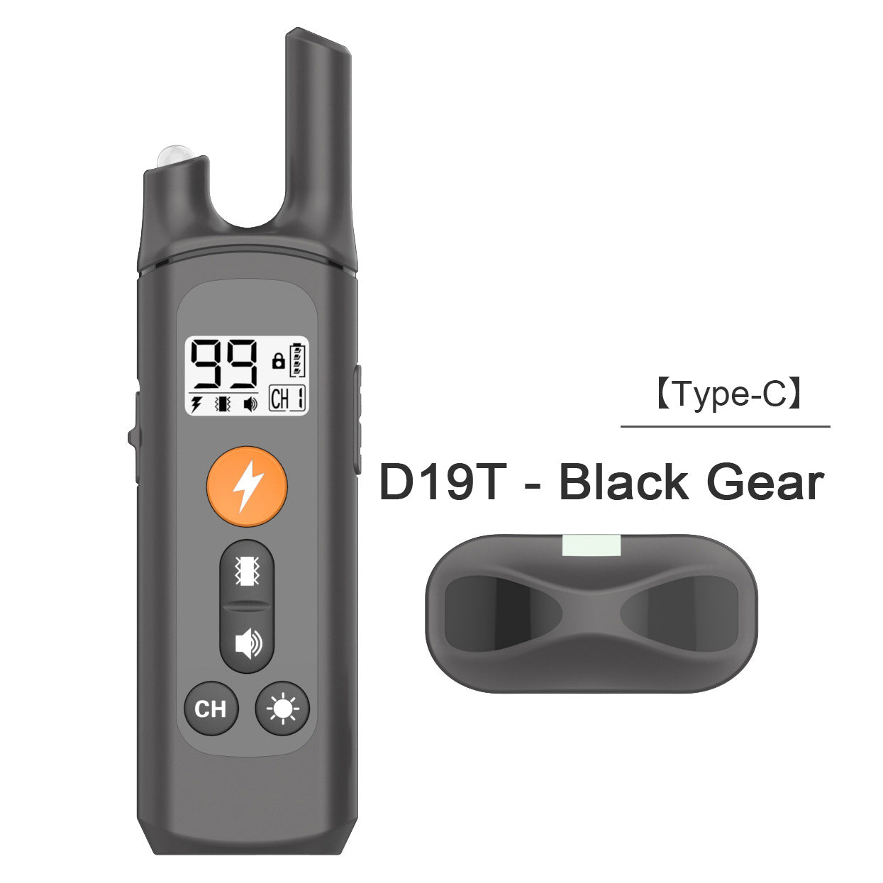 Electric Dog Training Collar Rechargeable IP67 Waterproof Electric Shock Collar for Dogs