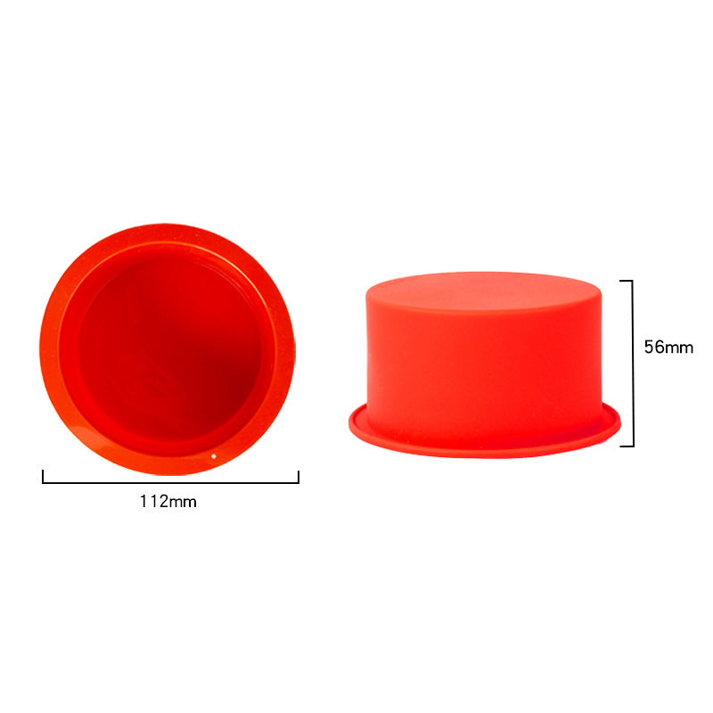 3Pcs / Set 4-inch 6-inch 8-inch Cake Baking Pan Silicone Round Cake Making Mold (BPA-Free, No FDA Certificate)
