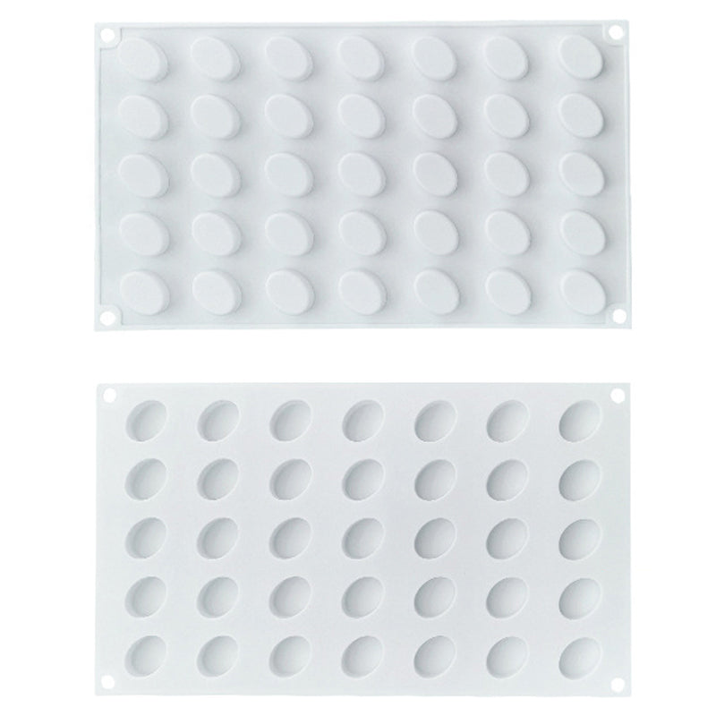 35 Grids Silicone Mold French Mousse Cake Mooncake DIY Baking Tool (BPA Free, No FDA Certificate)