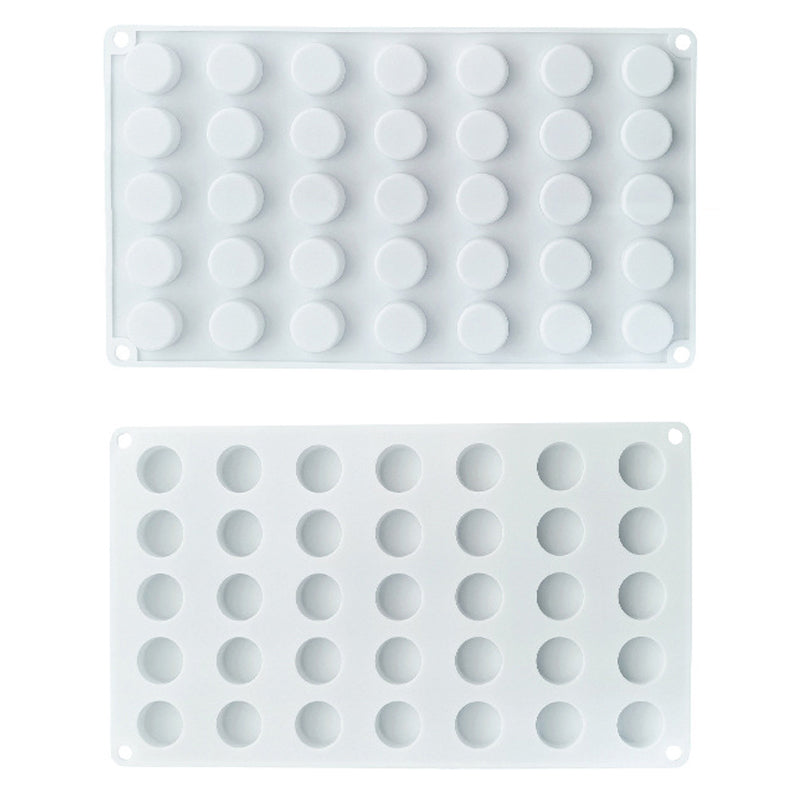 35 Grids Silicone Mold French Mousse Cake Mooncake DIY Baking Tool (BPA Free, No FDA Certificate)