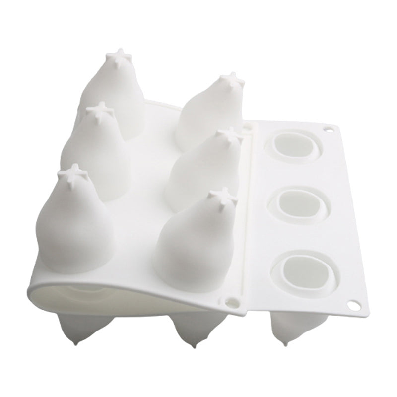 8-Cell Fruit Shape Mousse Cake Mold Dessert Making Silicone Mold (No FDA, BPA Free)