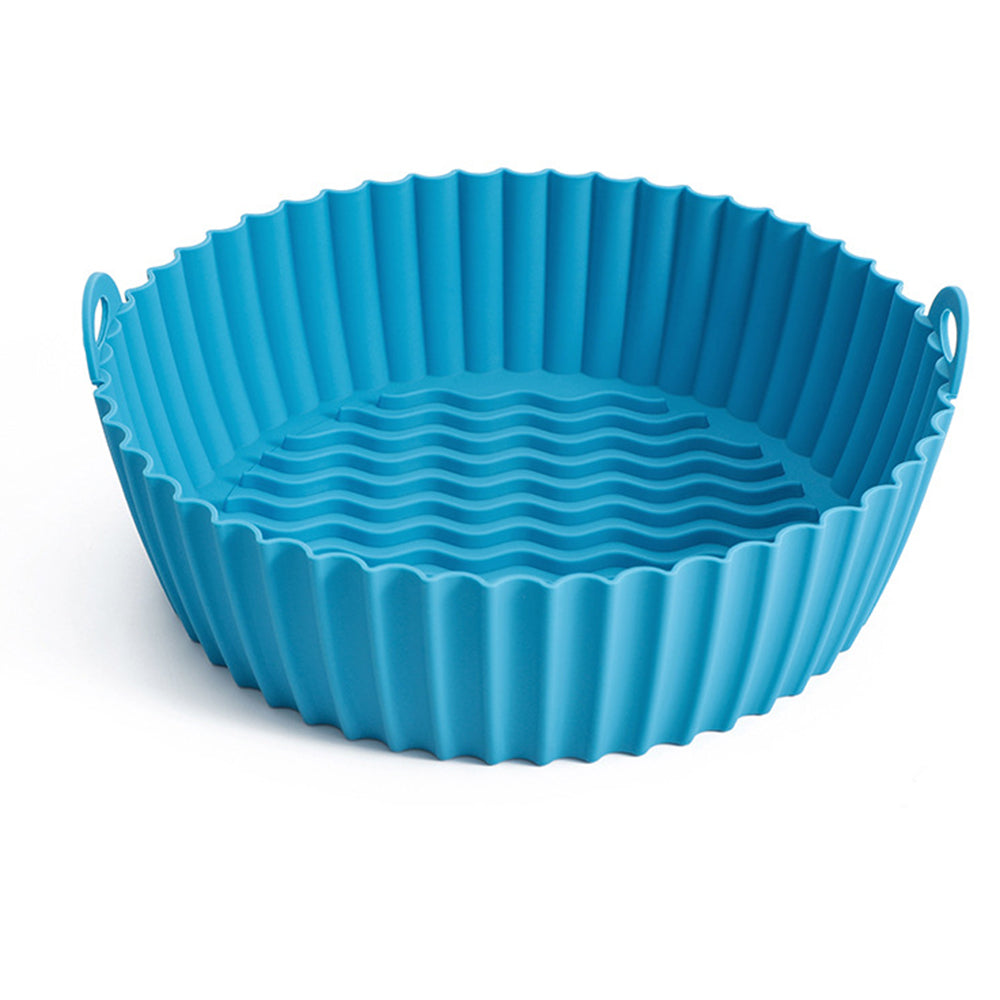 7.5-inch Air Fryer Silicone Pot Heat-Resistant Reusable Air Fryer Baking Tray Liner (BPA-free, No FDA Certificate)
