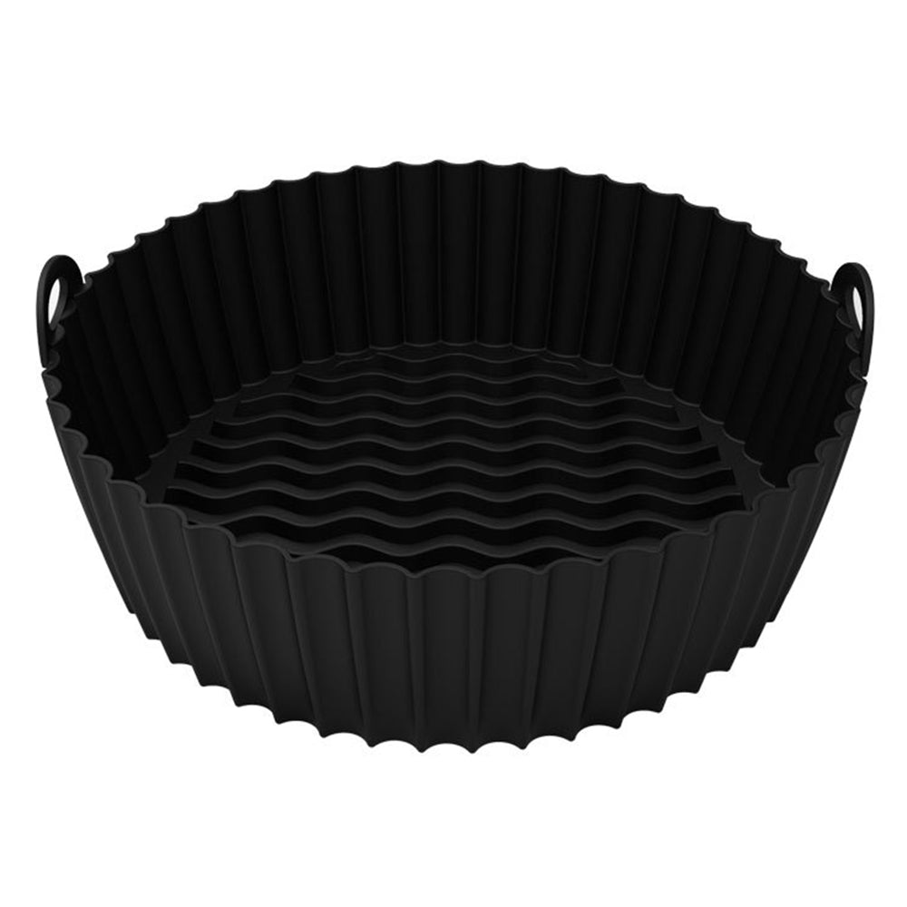 8.5-inch Air Fryer Silicone Liner Baking Tray Reusable Silicone Pot (BPA-free, No FDA Certificate)
