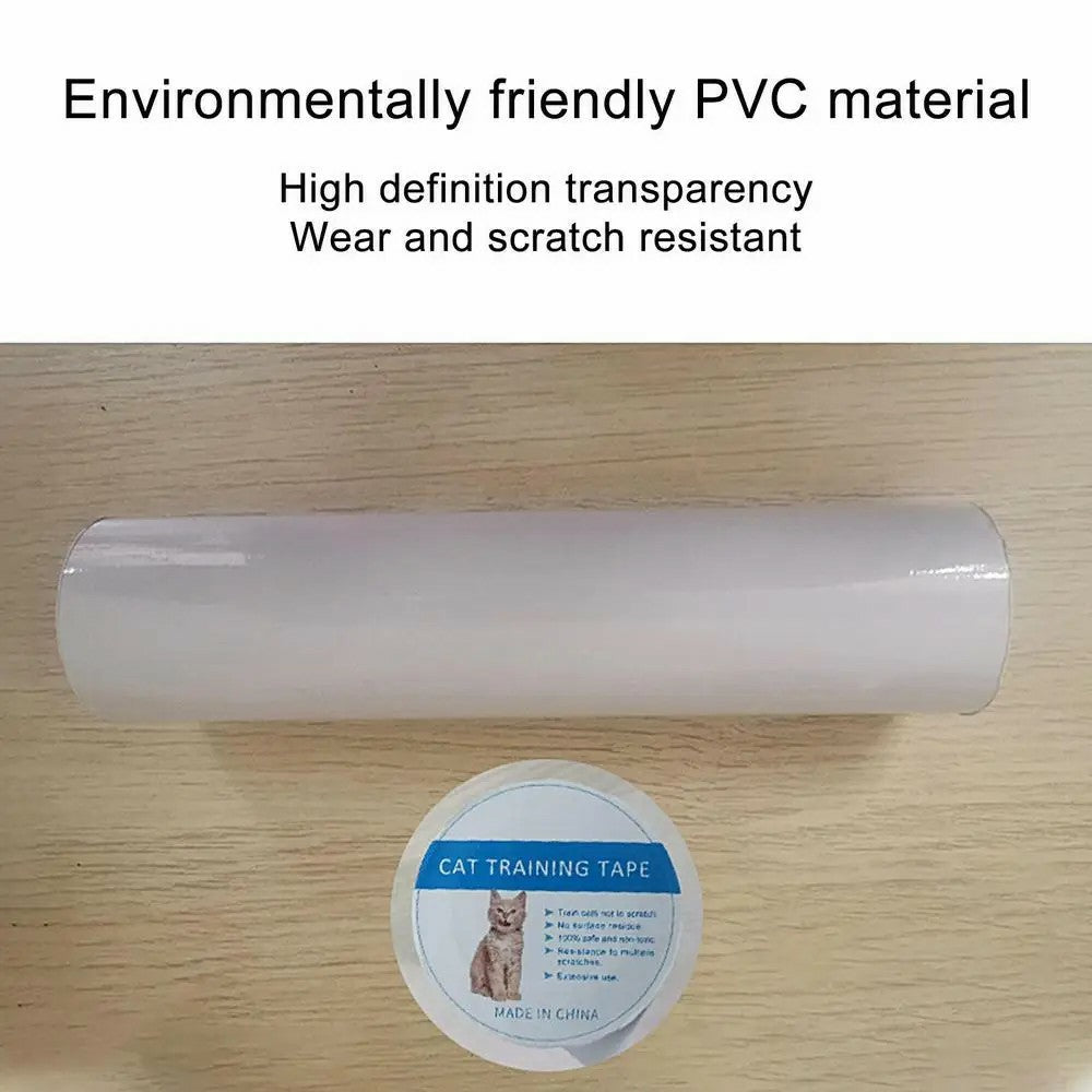 20x500CM Clear PVC Furniture Protector Anti Pet Scratch Sofa Mat Couch Protector