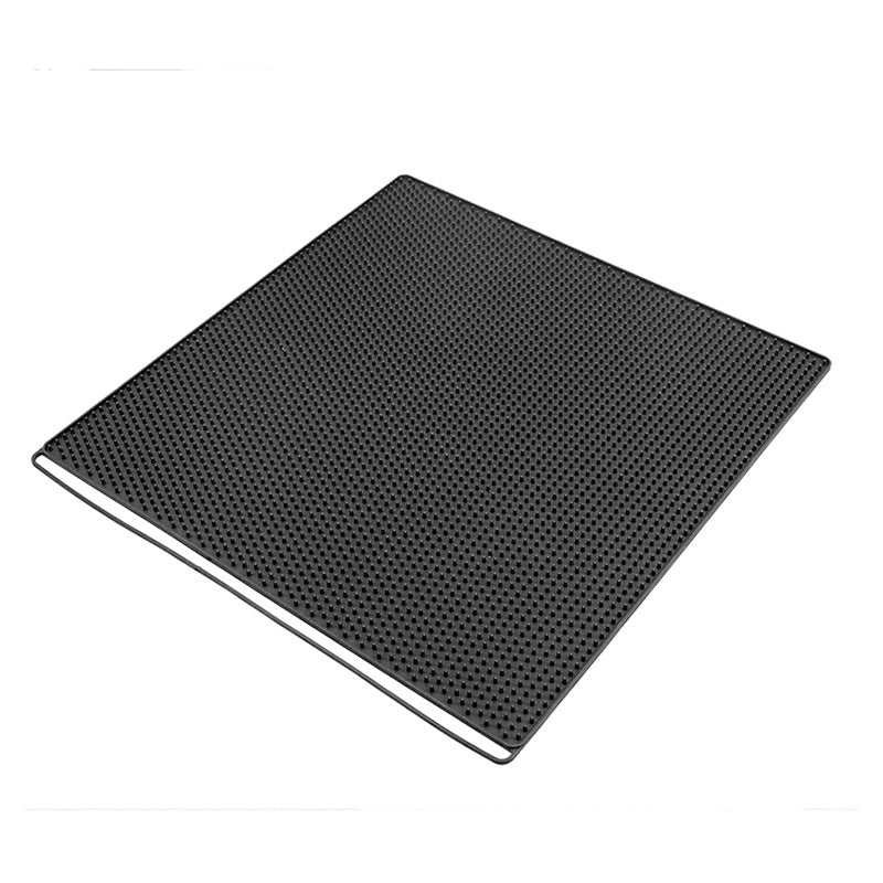 Silicone Pet Cat Litter Mat Anti-slip Kitty Paws Scratch Pad Easy to Clean - Purple