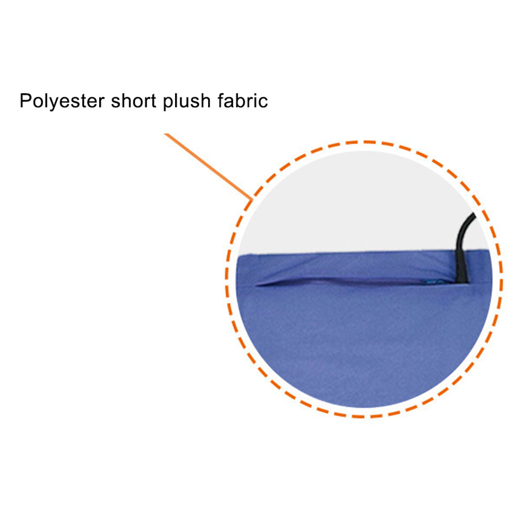30x30cm Electric Heating Pet Pad Cushion Constant Temperature Cat Dog Winter Warmer Anti-scratch Pet Mat - Blue / UK Plug BS 240V