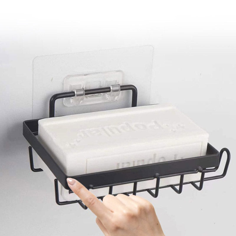 001- L02 4Pcs Bath Shower Caddy No Drilling / Drilling Shower Rack Organiser Holder