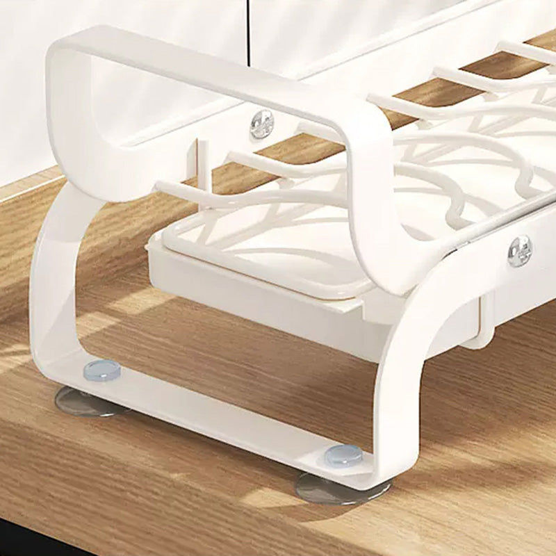 003XH-0026-1 Drawer Dish Rack Cabinet Organizer with Tray Kitchen Storage Shelf for Bowls, Plates