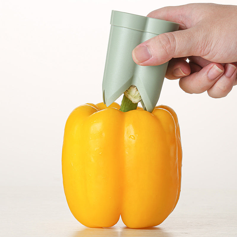 Jalapeno Pepper Core Remover ABS Bell Pepper Corer Seed Removal Tool (No FDA, BPA Free)