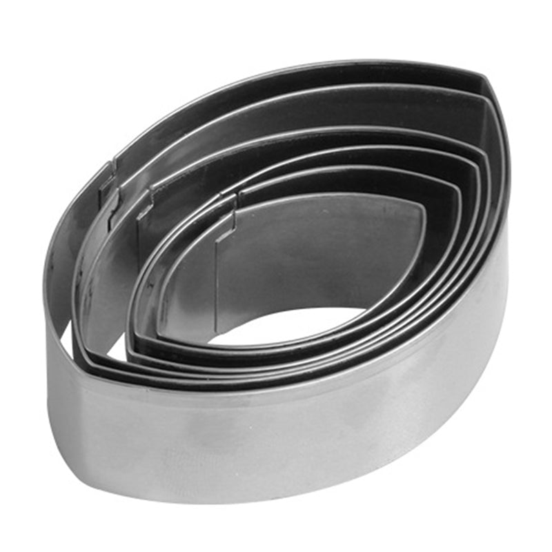 6Pcs / Set Rugby Fondant Cake Frame Cookie Cutters Biscuit Embosser Mold (BPA Free, No FDA)