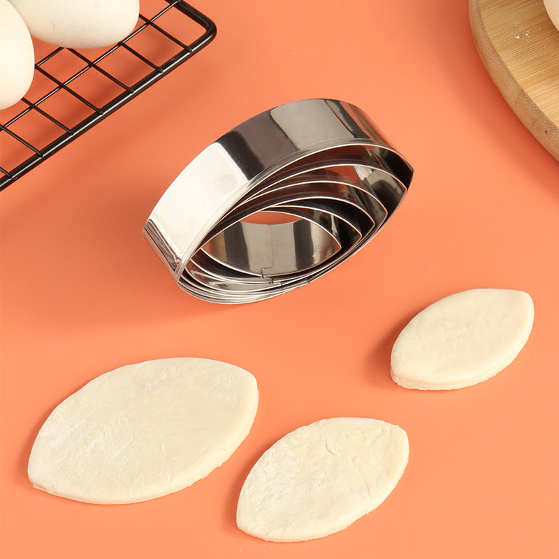 6Pcs / Set Rugby Fondant Cake Frame Cookie Cutters Biscuit Embosser Mold (BPA Free, No FDA)