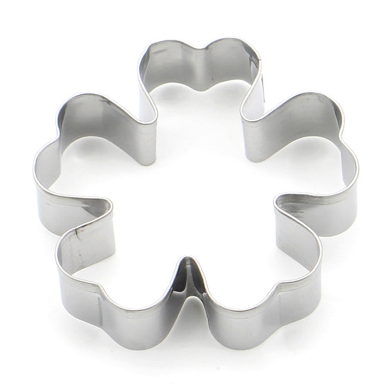 4Pcs Stainless Steel Flower Shape Cookie Cutter Set DIY Baking Mold (BPA Free, No FDA)