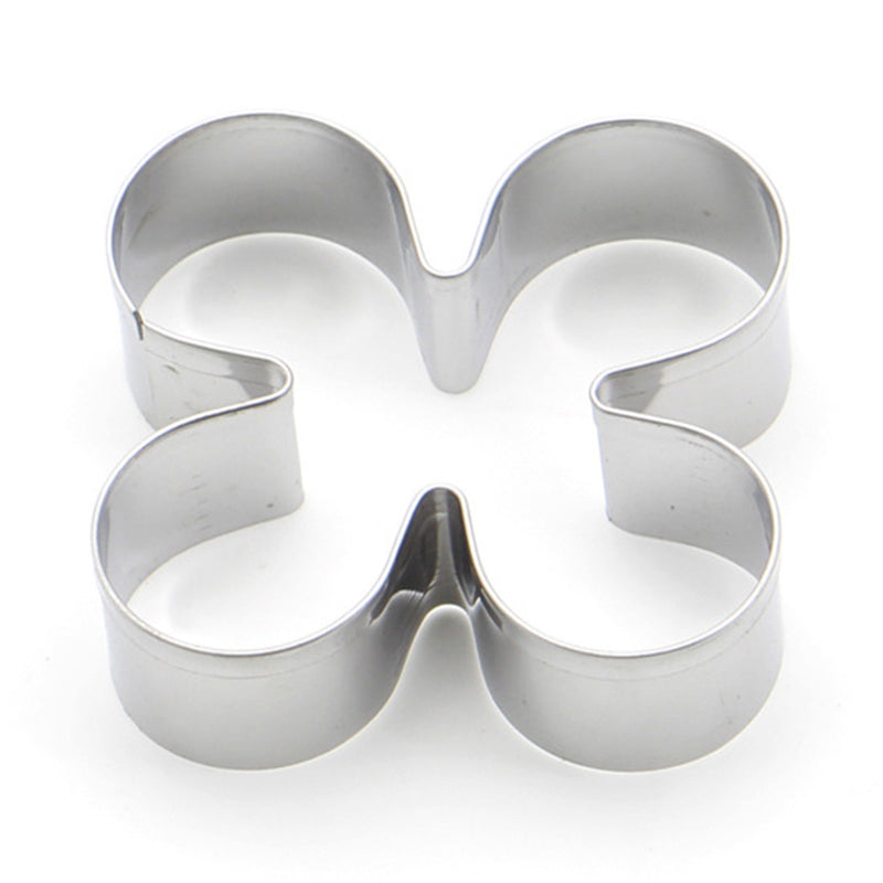 4Pcs Stainless Steel Flower Shape Cookie Cutter Set DIY Baking Mold (BPA Free, No FDA)