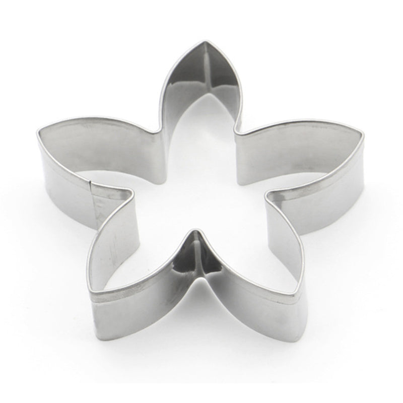 4Pcs Stainless Steel Flower Shape Cookie Cutter Set DIY Baking Mold (BPA Free, No FDA)