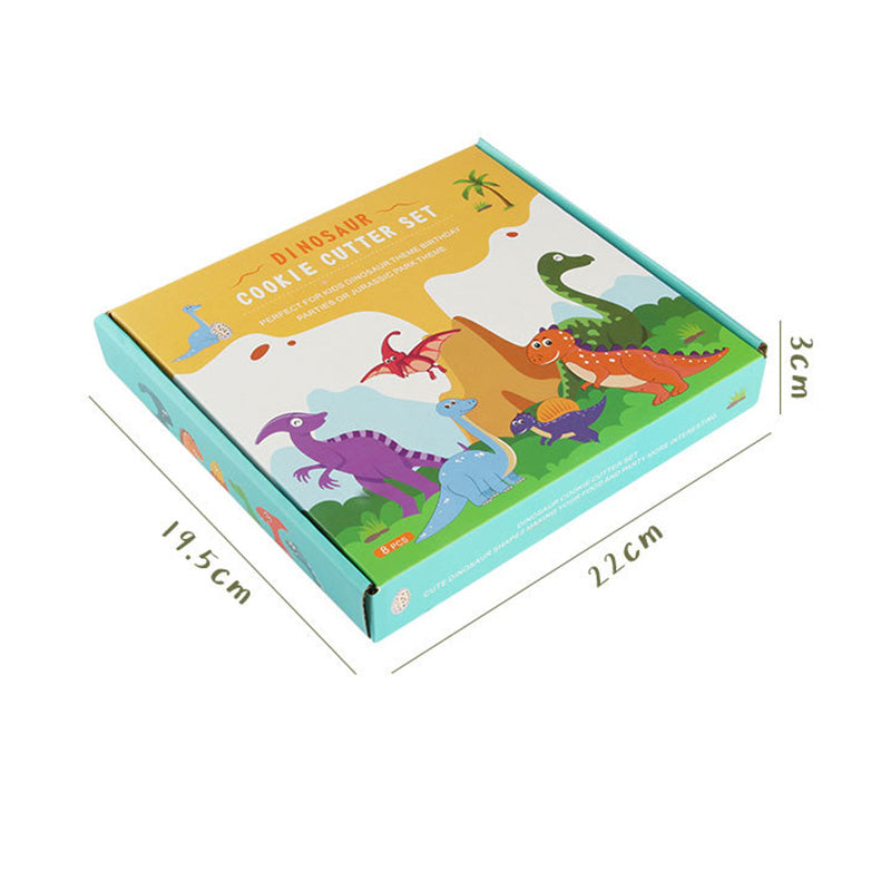 12Pcs Cartoon Animal Cookie Cutter DIY Baking Stainless Steel Fondant Mold (BPA Free, No FDA)