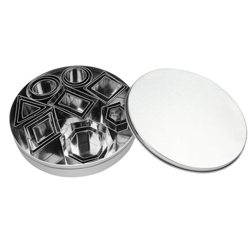 24PCS Biscuits Baking Mold Stainless Steel Cake Ring (BPA-Free, No FDA)