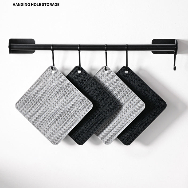 Square Silicone Bowl Dish Heat Insulation Pad Dining Table Protection Mat