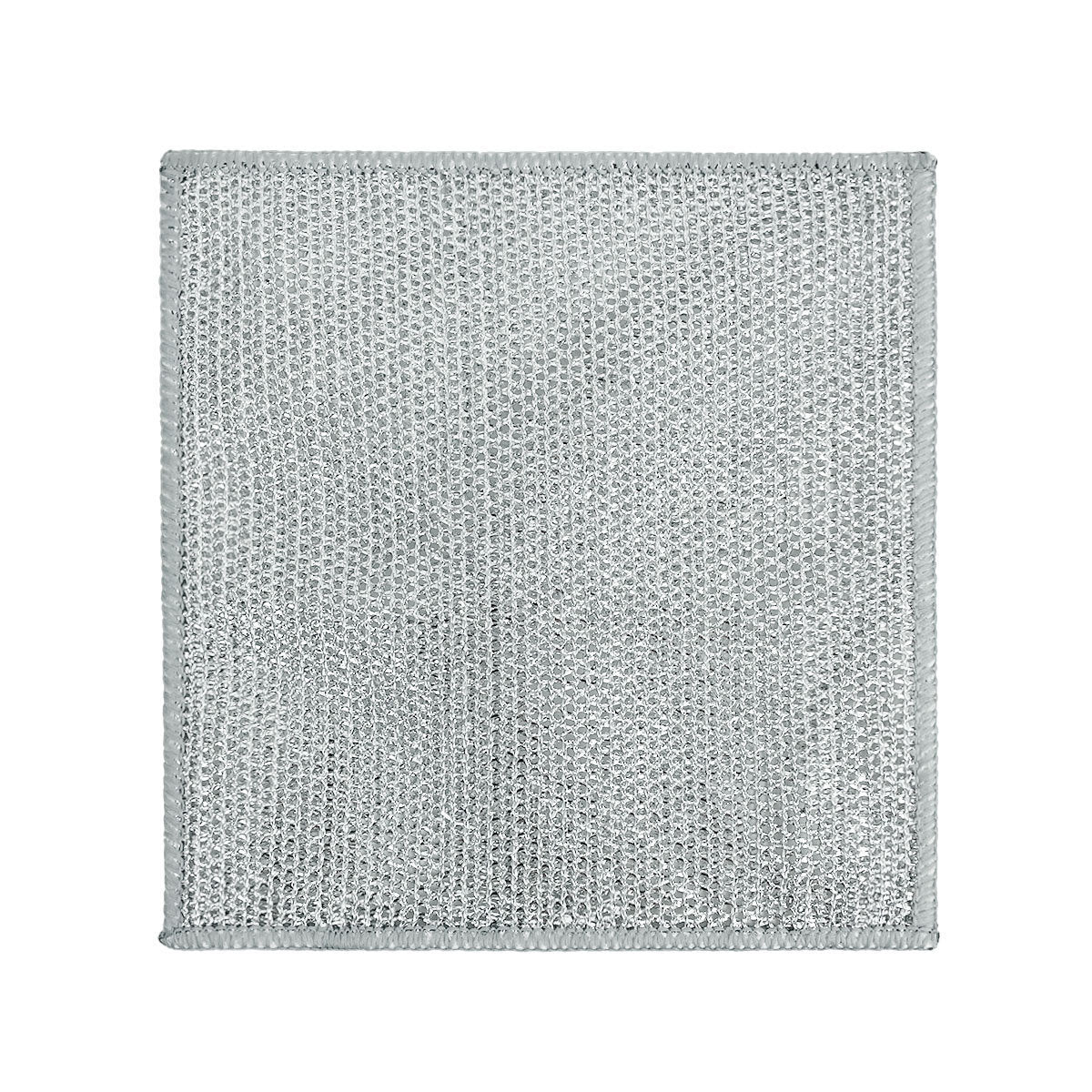 20x20CM Silver Wire Mesh Kitchen Cleaning Cloth Dishwashing Rag Dishcloth