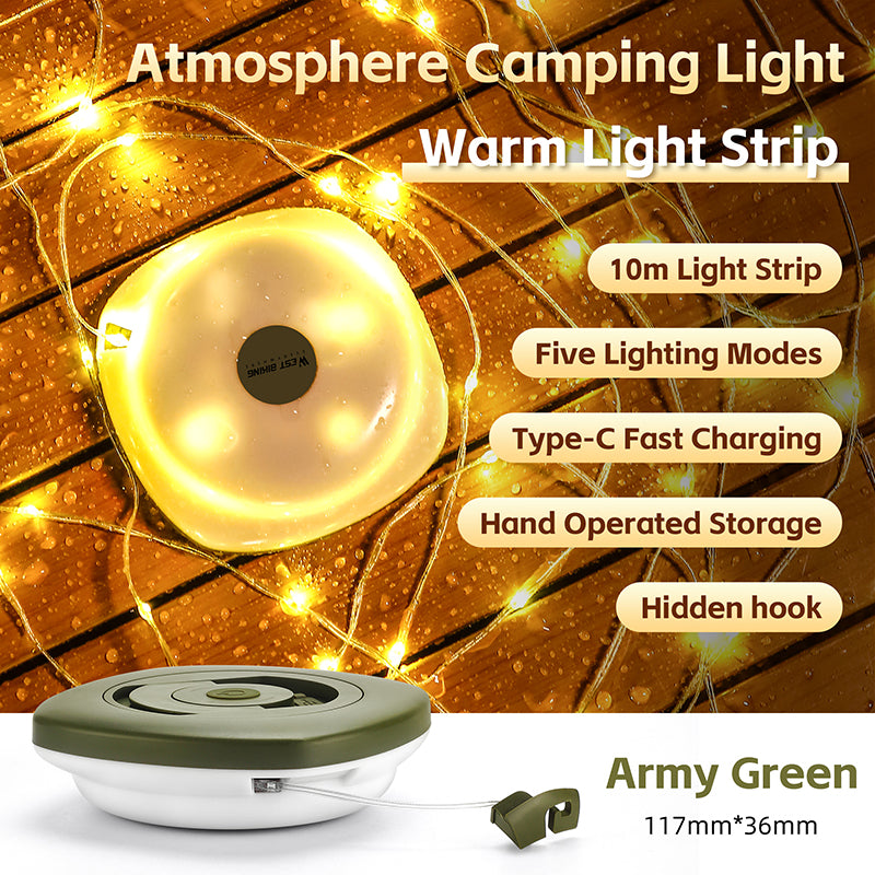 WEST BIKING YP0701425 Camping LED Tent Light Outdoor Campsite Atmosphere Canopy Light