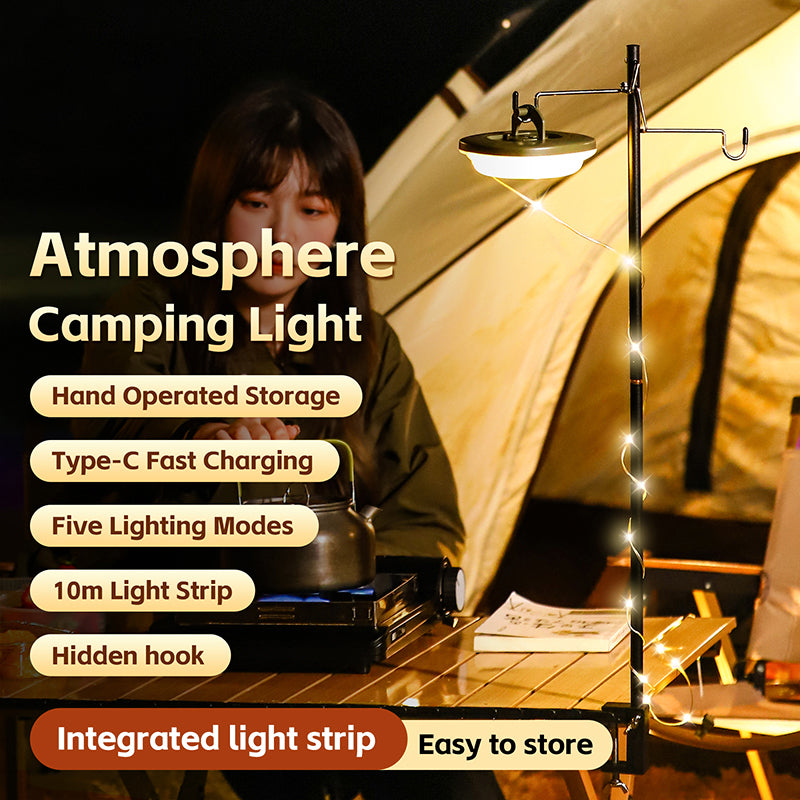 WEST BIKING YP0701425 Camping LED Tent Light Outdoor Campsite Atmosphere Canopy Light