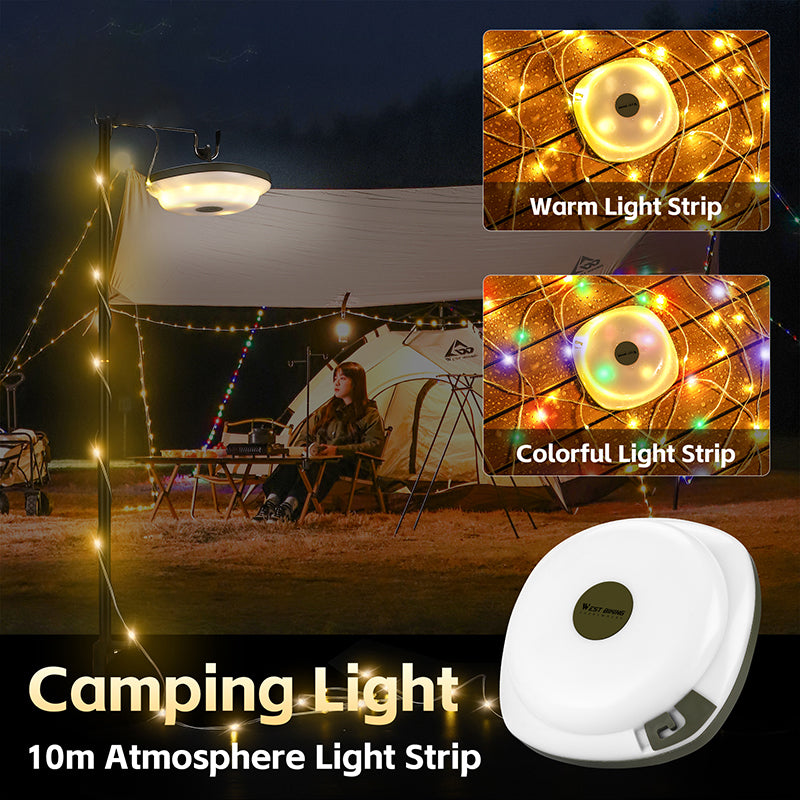 WEST BIKING YP0701425 Camping LED Tent Light Outdoor Campsite Atmosphere Canopy Light
