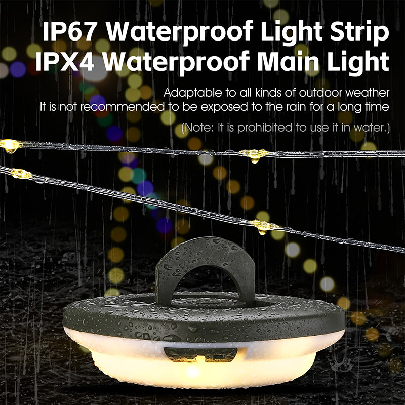 WEST BIKING YP0701425 Camping LED Tent Light Outdoor Campsite Atmosphere Canopy Light
