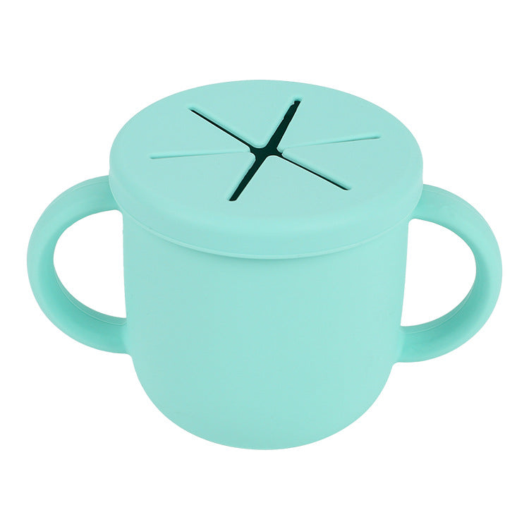 ZP2004C 250ml Toddler Silicone Cup Anti-fall Kids Snack Storage Cup (FDA Certified, BPA-Free)