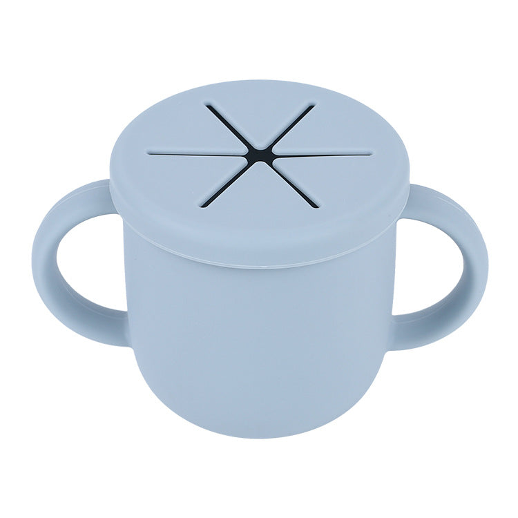 ZP2004C 250ml Toddler Silicone Cup Anti-fall Kids Snack Storage Cup (FDA Certified, BPA-Free)