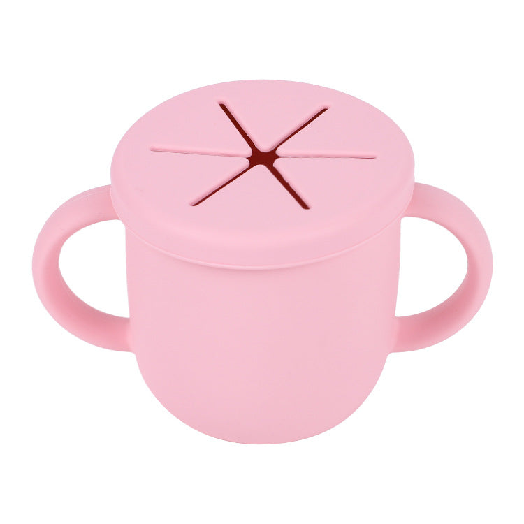 ZP2004C 250ml Toddler Silicone Cup Anti-fall Kids Snack Storage Cup (FDA Certified, BPA-Free)