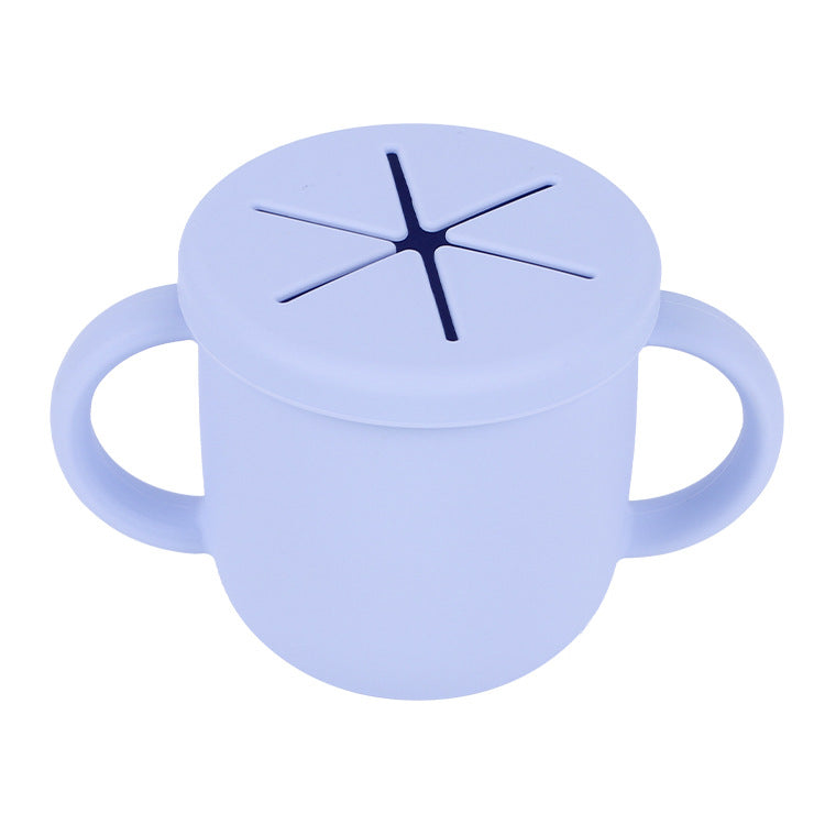 ZP2004C 250ml Toddler Silicone Cup Anti-fall Kids Snack Storage Cup (FDA Certified, BPA-Free)