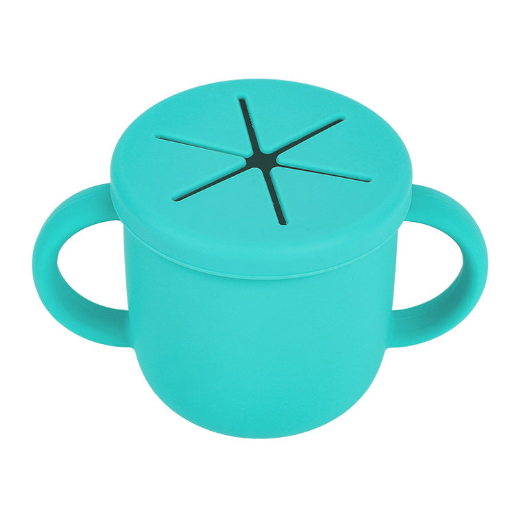 ZP2004C 250ml Toddler Silicone Cup Anti-fall Kids Snack Storage Cup (FDA Certified, BPA-Free)
