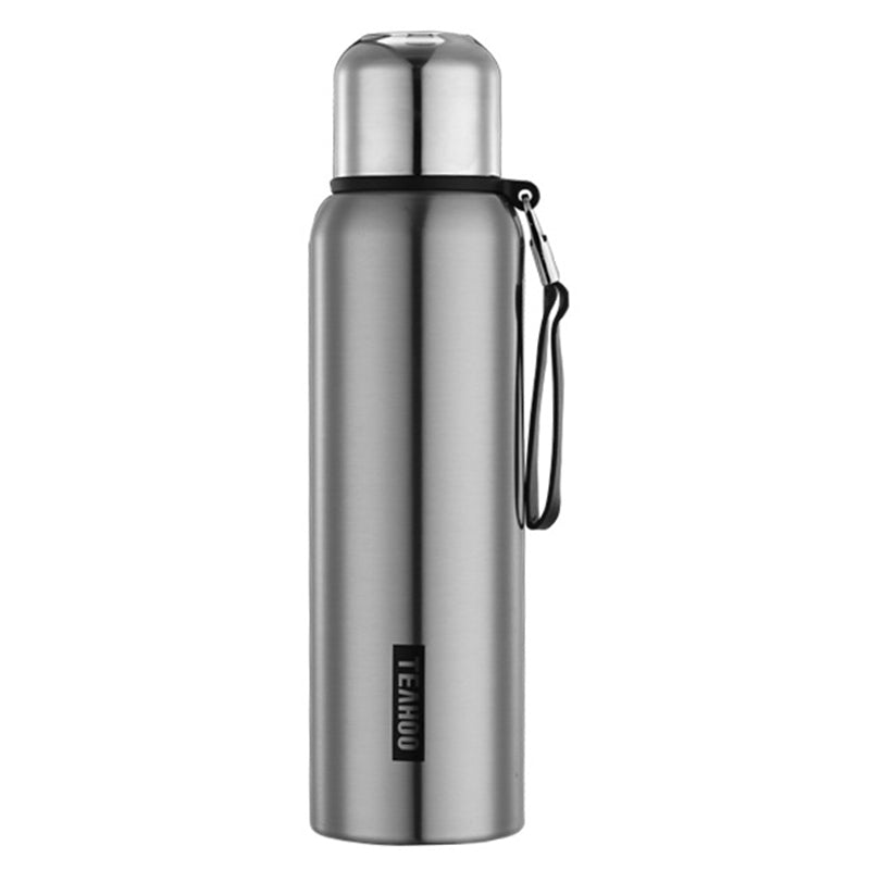 TEAHOO 800ML 316 Stainless Steel Insulated Cup Water Bottle with Cloth Sleeve (BPA-Free, No FDA)