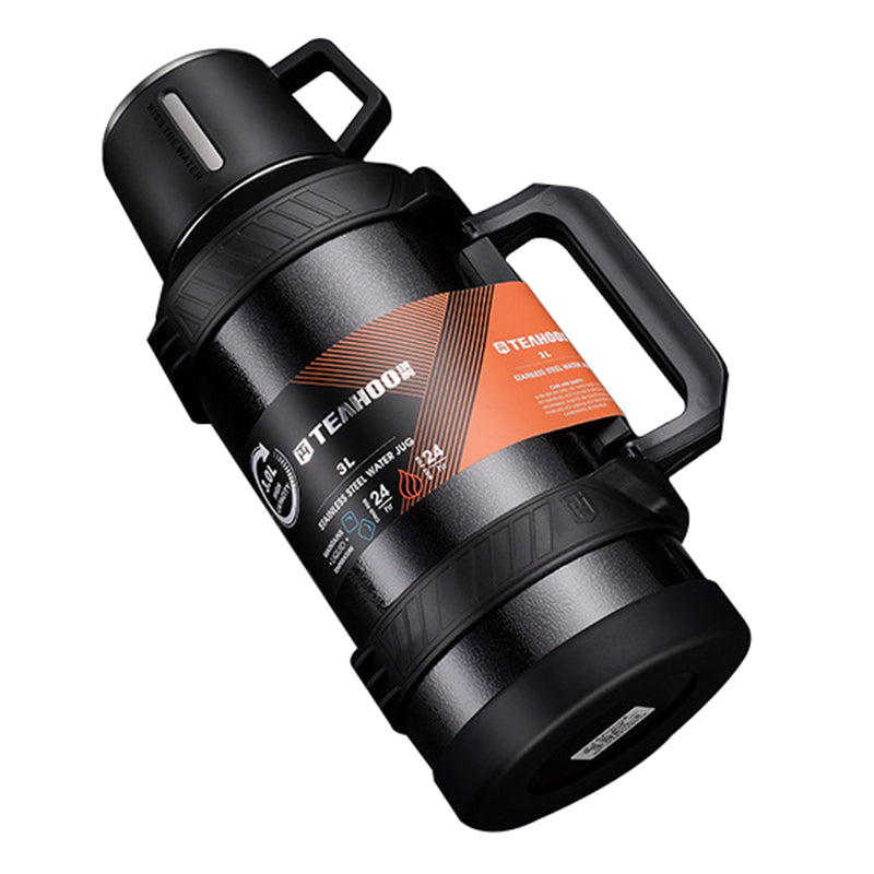 TEAHOO 3.0L Leak Proof 304 Stainless Steel Insulated Cup Water Bottle (BPA Free, No FDA)