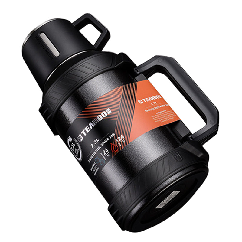 TEAHOO 2.3L 304 Stainless Steel Insulated Cup Outdoor Water Bottle (BPA Free, No FDA)
