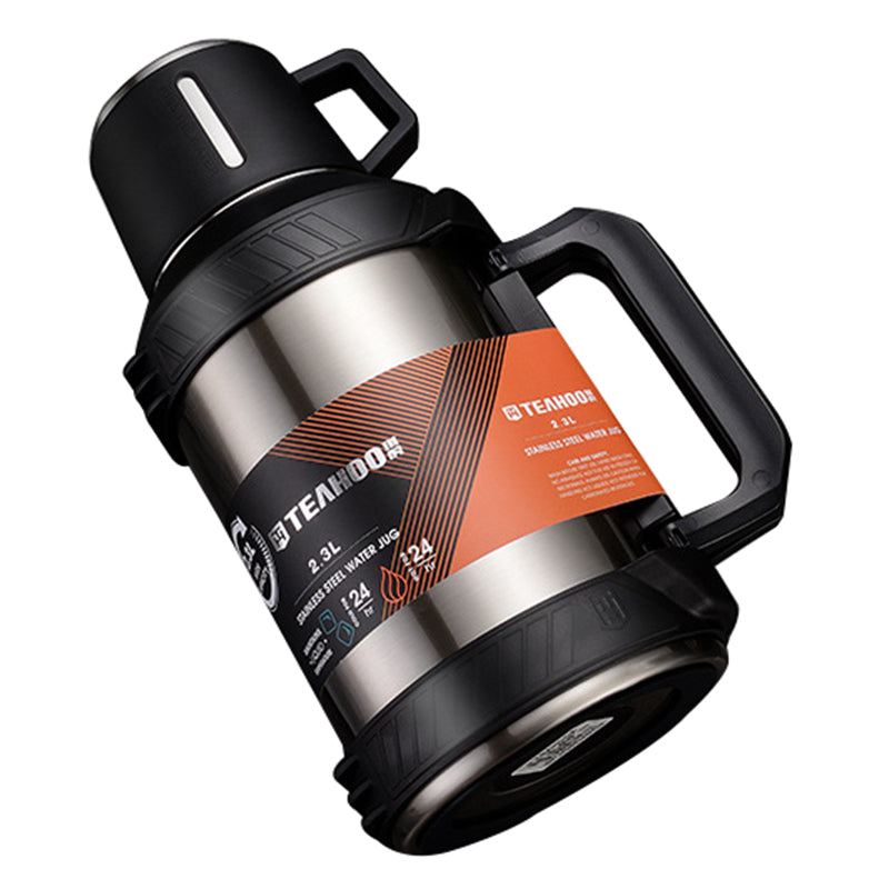 TEAHOO 2.3L 304 Stainless Steel Insulated Cup Outdoor Water Bottle (BPA Free, No FDA)