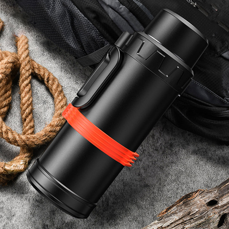 TEAHOO 2000ML 316 Stainless Steel Insulated Cup Foldable Handle Water Bottle (BPA-Free, No FDA)