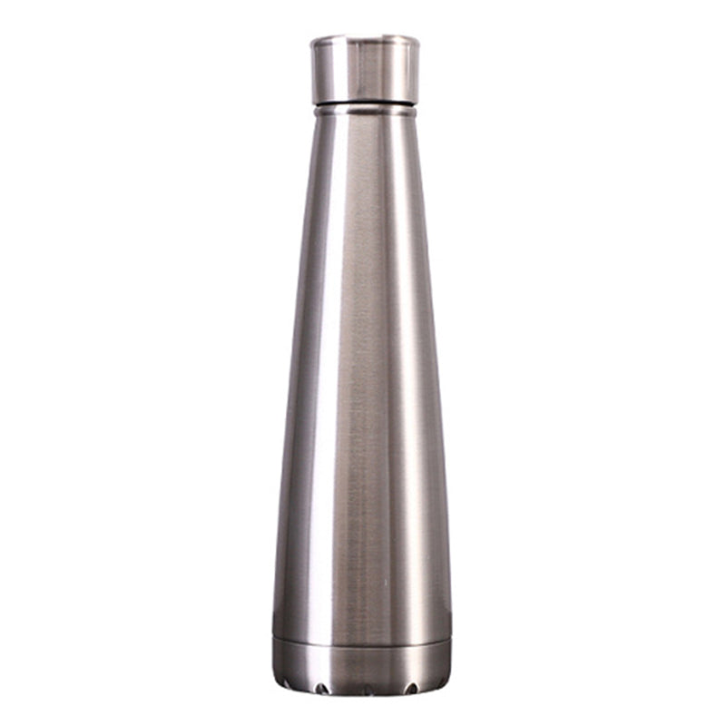 500ml 304 Stainless Steel Vacuum Insulated Cup Taper Water Bottle for Outdoor Sports (BPA Free, with FDA)
