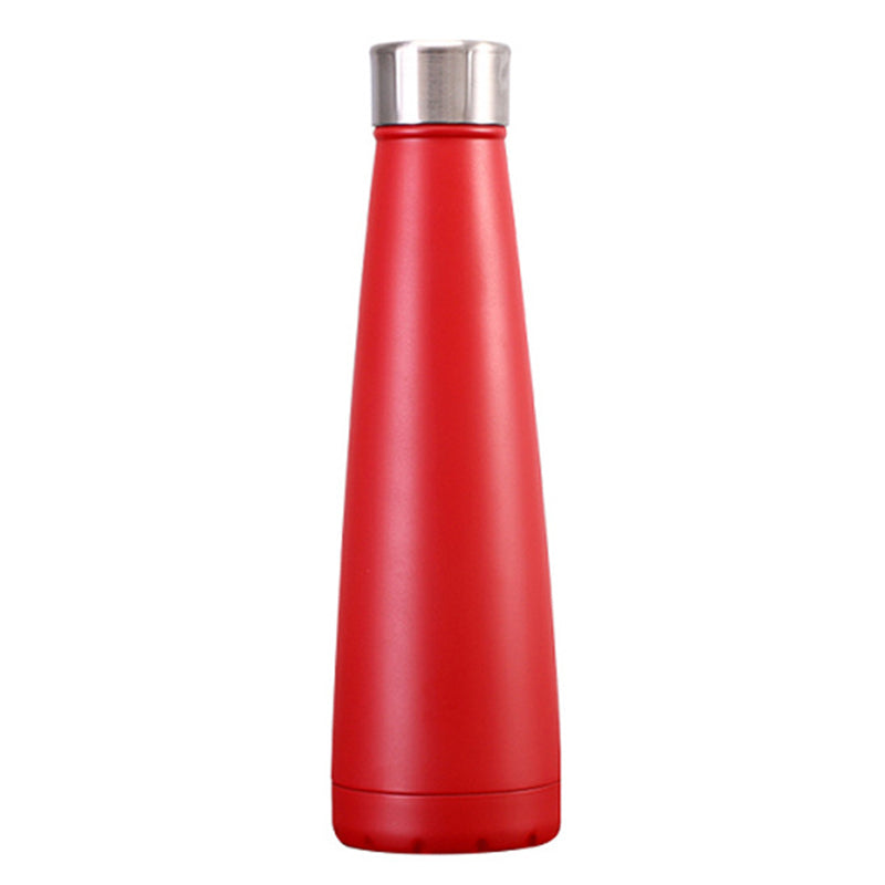 500ml 304 Stainless Steel Vacuum Insulated Cup Taper Water Bottle for Outdoor Sports (BPA Free, with FDA)