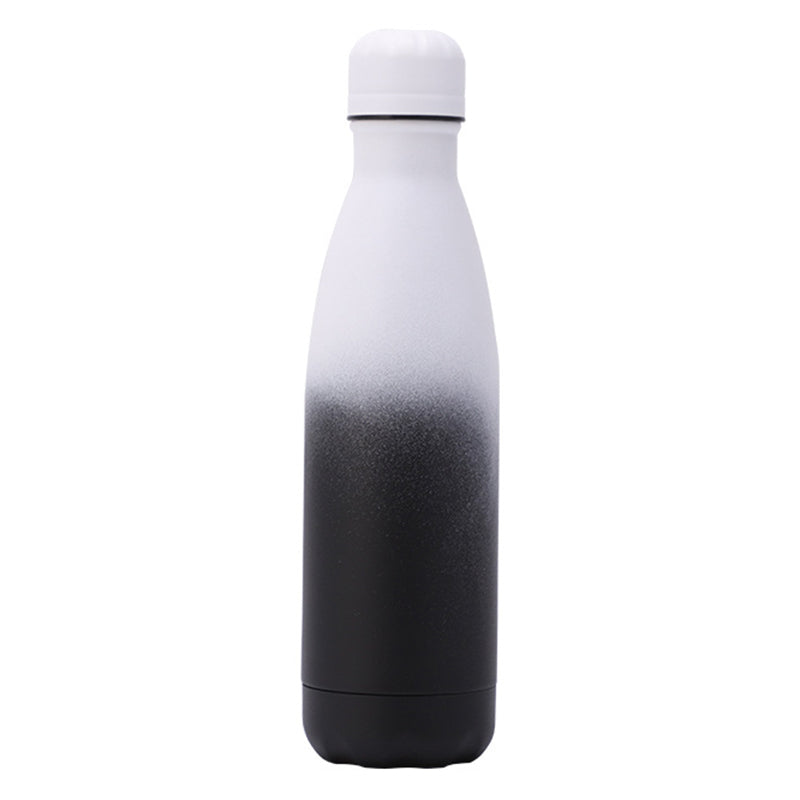 500ml Narrow Mouth Gradient 304 Stainless Steel Vacuum Insulated Sports Water Bottle (BPA Free, with FDA)
