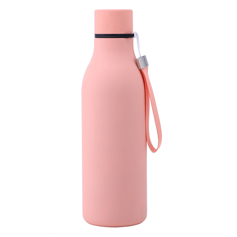 550ml Vacuum Insulated Water Bottle 304 Stainless Steel Cup with Lanyard (BPA Free, with FDA)