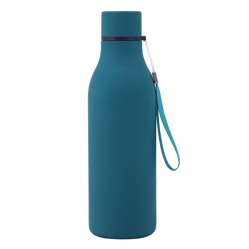 550ml Vacuum Insulated Water Bottle 304 Stainless Steel Cup with Lanyard (BPA Free, with FDA)