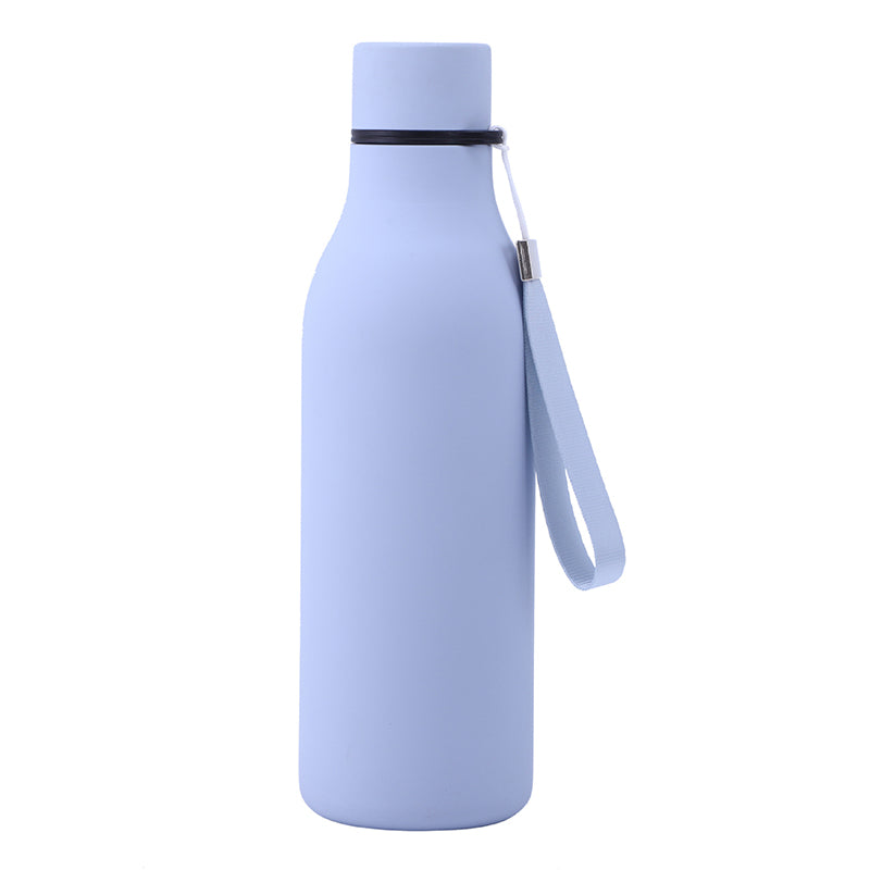 550ml Vacuum Insulated Water Bottle 304 Stainless Steel Cup with Lanyard (BPA Free, with FDA)