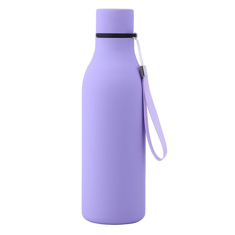 550ml Vacuum Insulated Water Bottle 304 Stainless Steel Cup with Lanyard (BPA Free, with FDA)