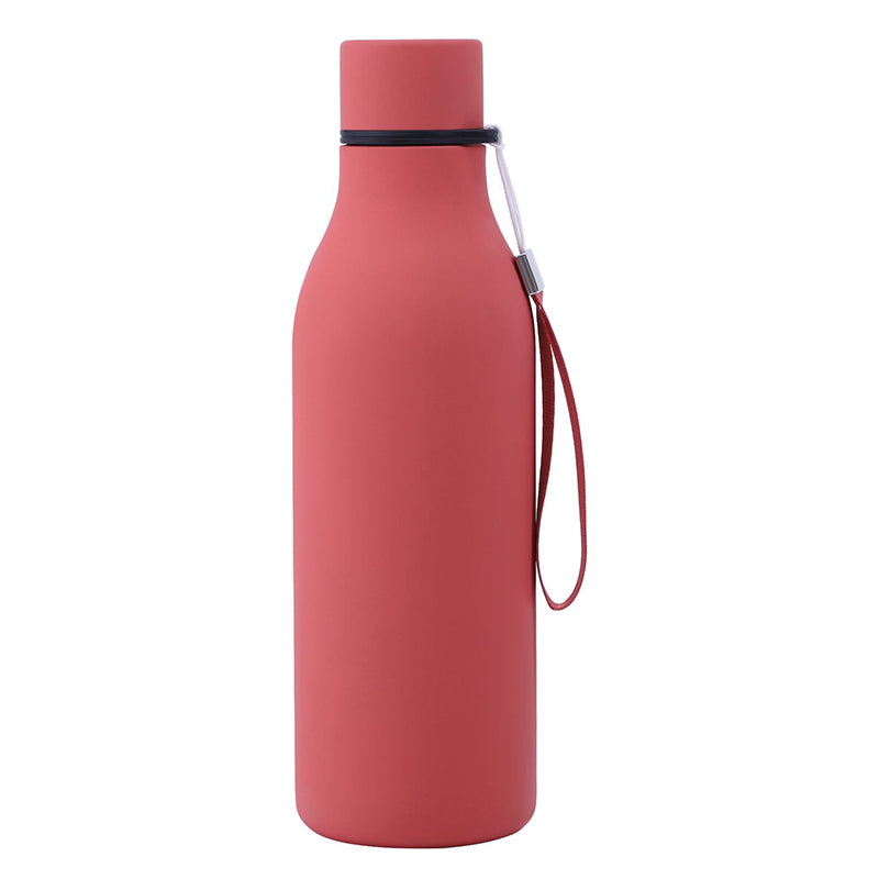 550ml Vacuum Insulated Water Bottle 304 Stainless Steel Cup with Lanyard (BPA Free, with FDA)