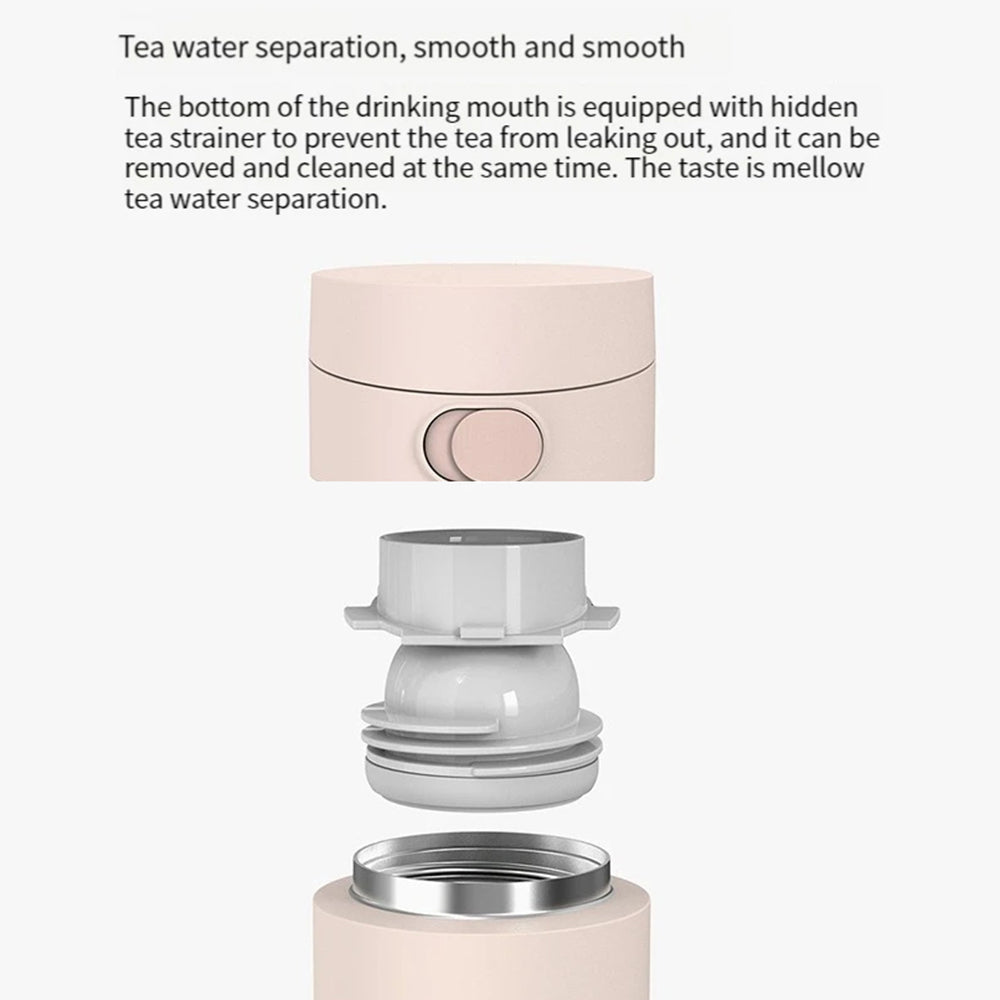 XIAOMI MIJIA MJTGB01PL 480ML Pop-Up Lid Vacuum Insulated Bottle (No FDA, BPA-Free)