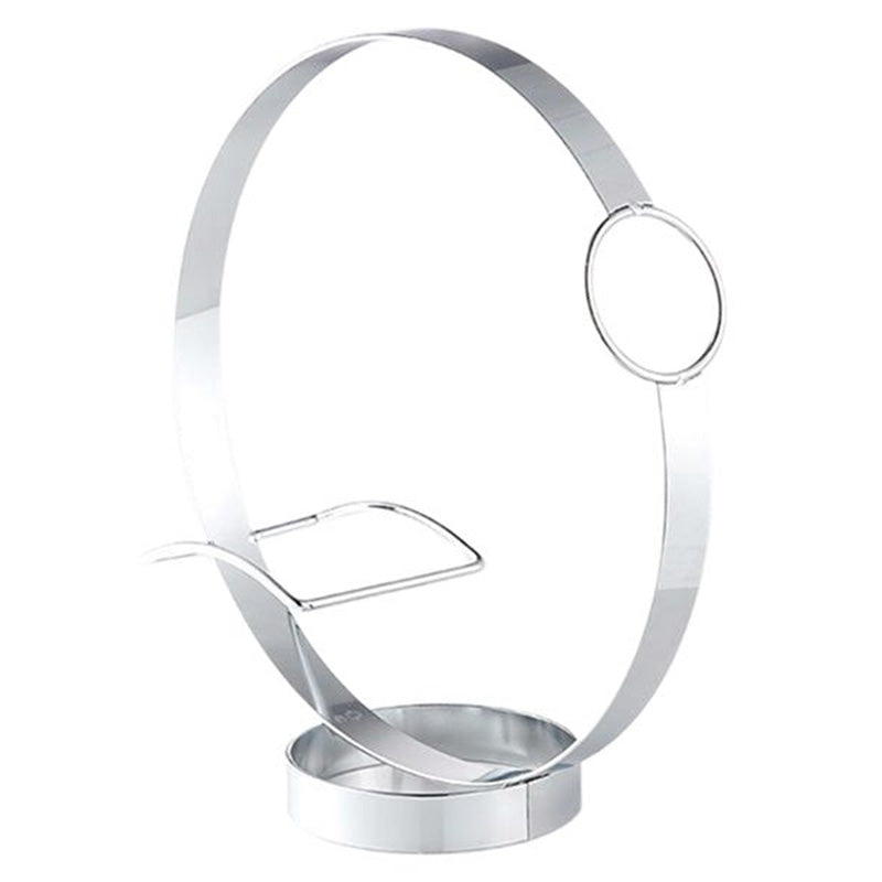 002B003 Creative Wine Rack Iron Metal Single Wine Bottle Holder for Home Office Decoration