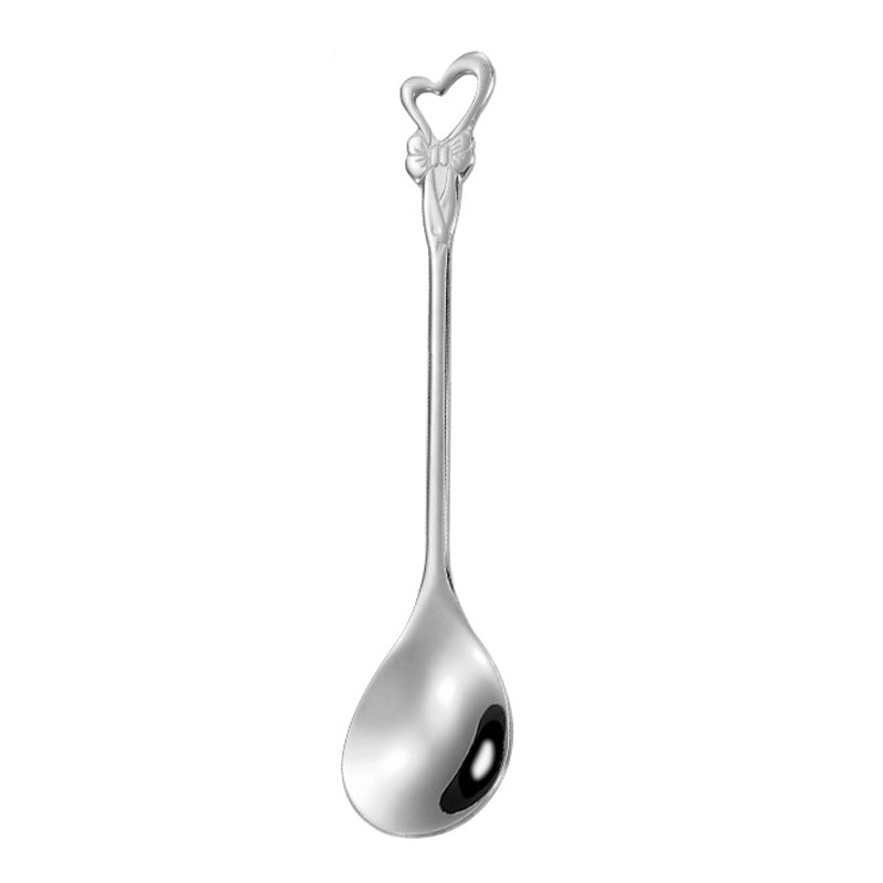 Stainless Steel Coffee Tea Stirring Spoon Dessert Spoon, Silver (BPA Free, No FDA)