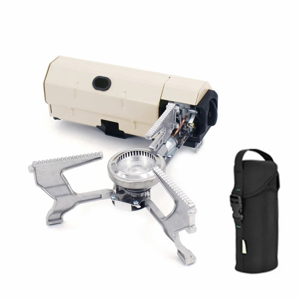001 Portable Camping Stove Burner Outdoor Picnic Cooking Folding Gas Stove