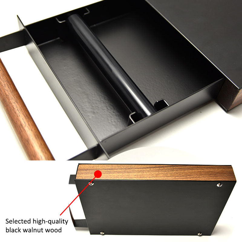 001 Coffee Knock Box Drawer Stainless Steel Pull-Out Style Coffee Grounds Powder Container Bin